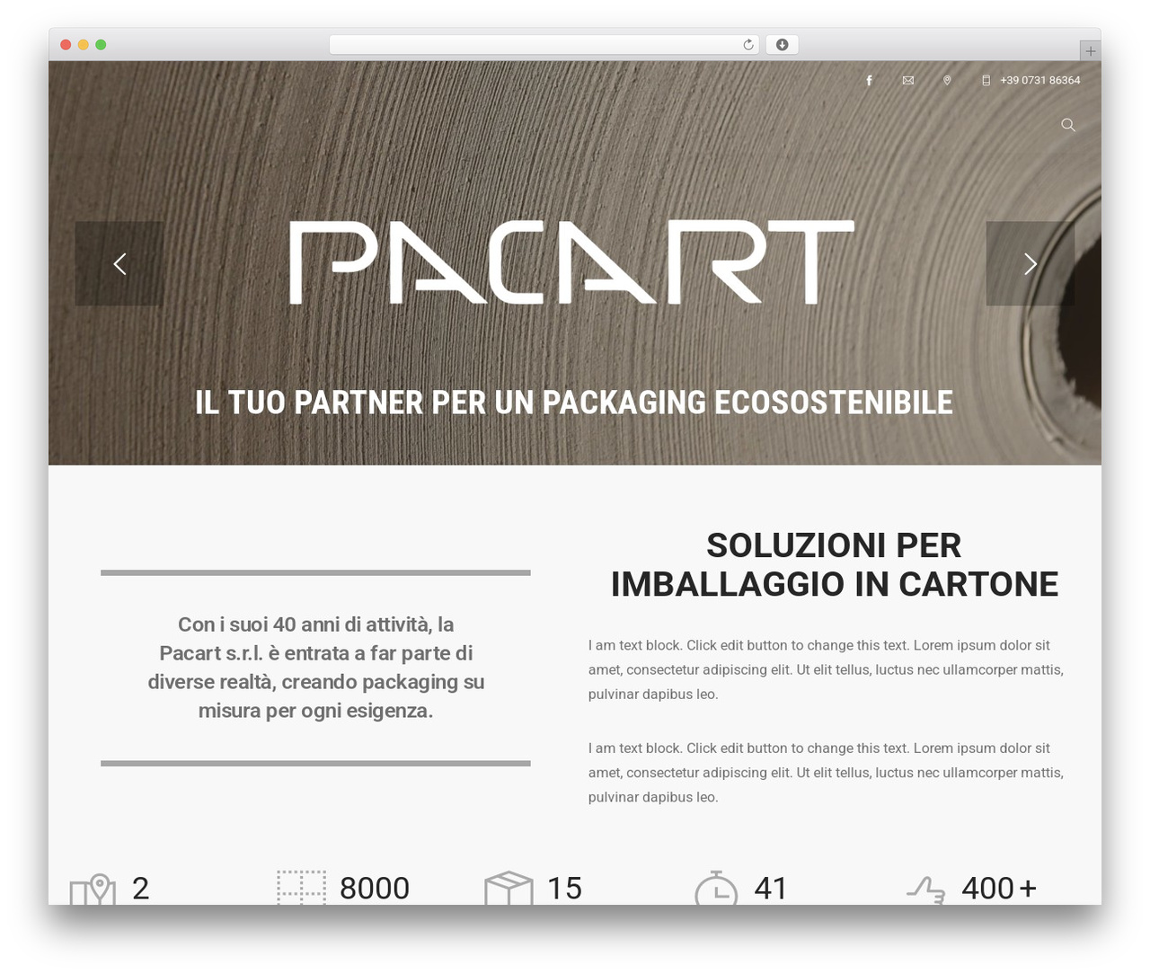 Wanium WordPress theme - www.pacart.it Wanium WordPress theme - www.pacart.it