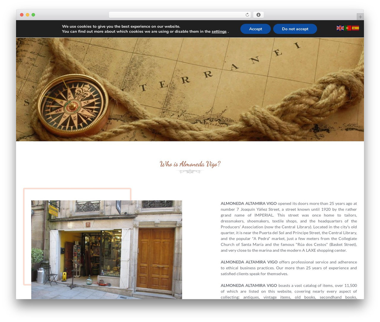 WordPress theme Antimall - almonedavigo.com