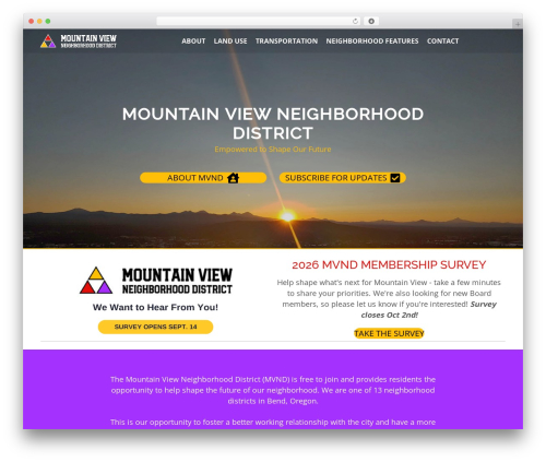 WordPress theme Beaver Builder Theme - mountainviewneighborhood.com