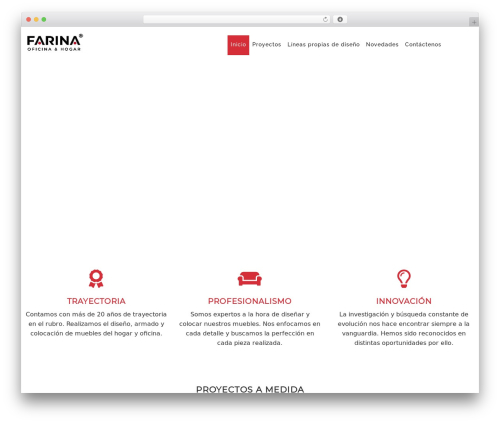 WordPress theme Genesis - farinamuebles.com
