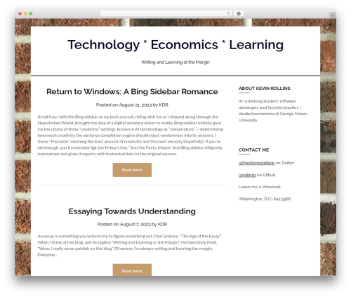WordPress theme Responsive Journal - kevinrollins.com WordPress theme Responsive Journal - kevinrollins.com