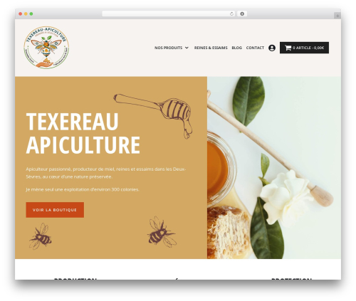 WordPress theme TA - texereau-apiculture.fr