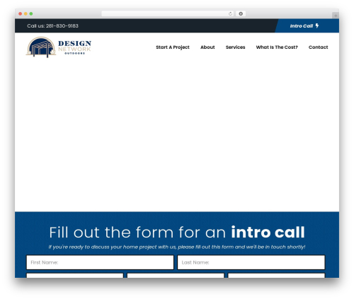 WordPress theme Zyth - designnetworkoutdoors.com