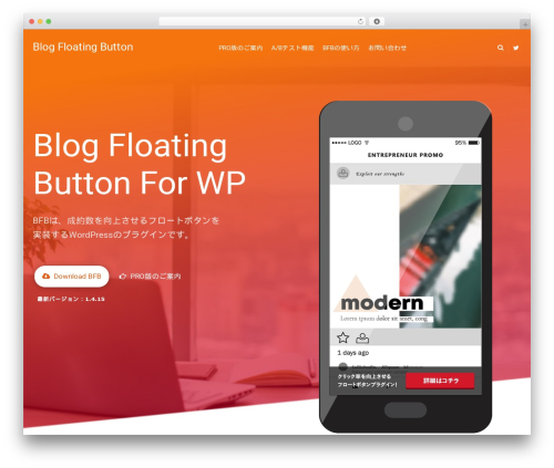 BFB Theme WordPress blog theme - bfb-plugin.com