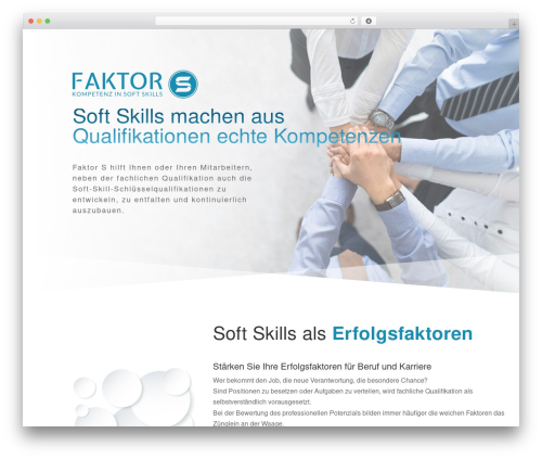 Divi WordPress theme - faktor-s.com