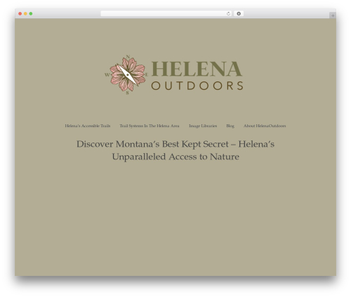 Eclipse theme WordPress - helenaoutdoors.com