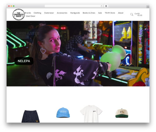 Halena WordPress theme - theunderdogshop.com