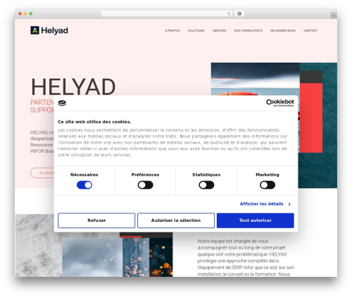 Helyad WordPress theme - helyad.com