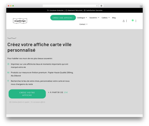 Mapdesign WordPress page theme - mapdesign.com