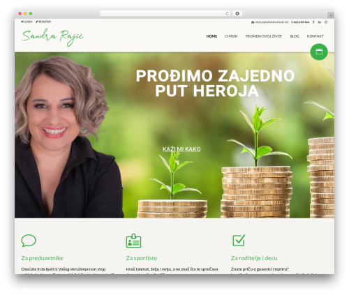 Mentor theme WordPress - www.sandrarajic.com