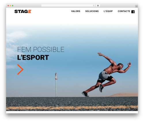 STAGE WordPress theme - stageandorra.com
