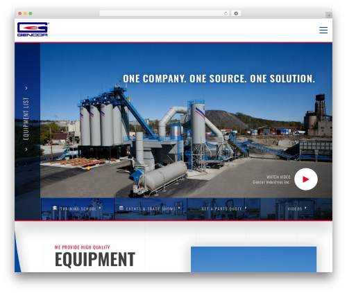 Theme WordPress gencor - gencor.com