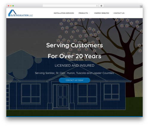 WordPress theme Reach Local - cjsinsulationllc.com