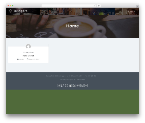 Cubewp framework WordPress plugin - campsportland.com