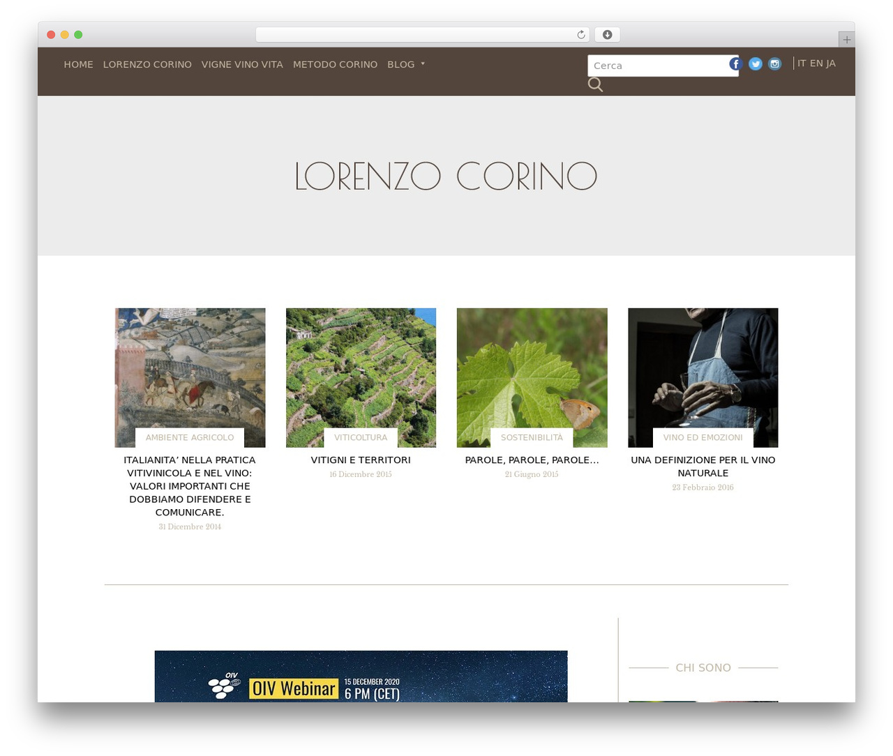 WordPress website theme ******* - lorenzocorino.com WordPress website theme ******* - lorenzocorino.com