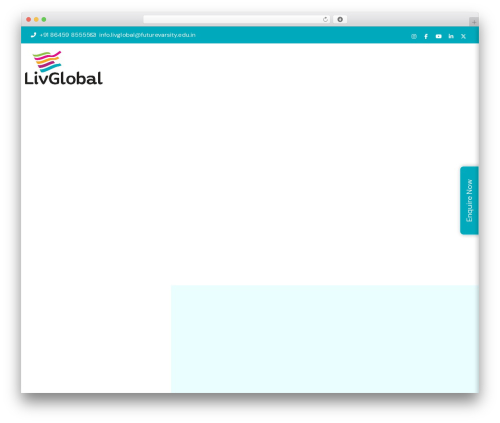 WordPress website theme Glare - livglobalinstitute.com