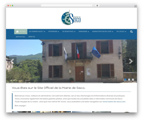 6temflex WordPress theme - mairie-de-sisco.com