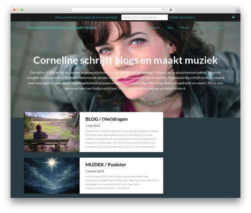 Adaptable Notes best free WordPress theme - corneline.nl