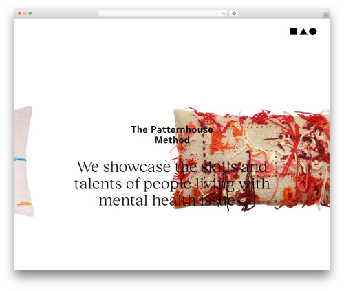 Anders theme WordPress - patternhouse.org