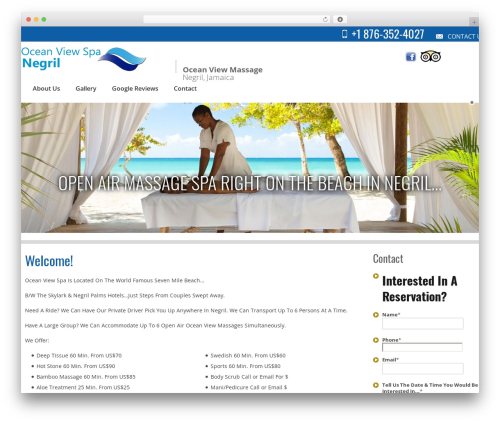 Beach-Oswald WordPress theme - oceanviewspanegril.com