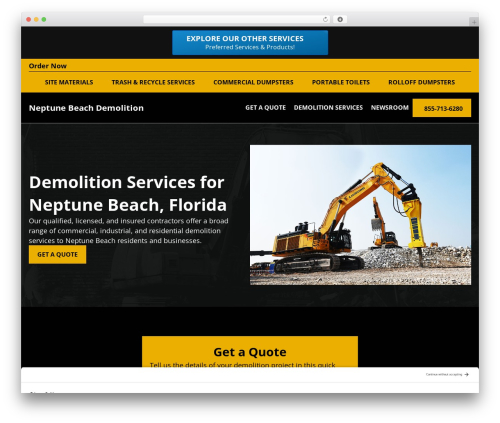 Beaver Builder Theme WordPress theme - demolitionneptunebeach.com