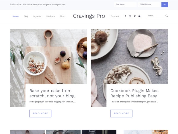 Cravings Pro Theme WordPress theme Cravings Pro Theme WordPress theme