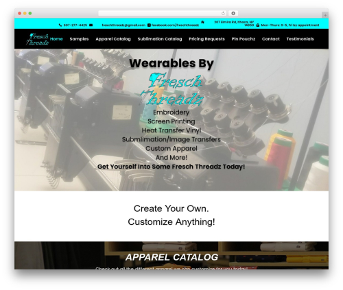 Divi theme WordPress - freschthreadz.com