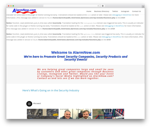 Business directory regions WordPress plugin - alarmnow.com
