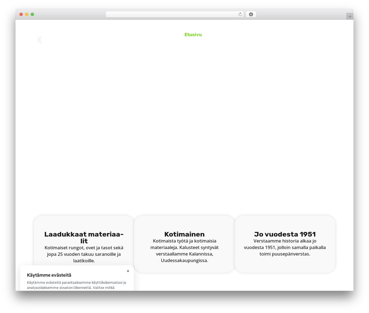 Hello Elementor Child Theme theme WordPress - kalanninkaluste.fi