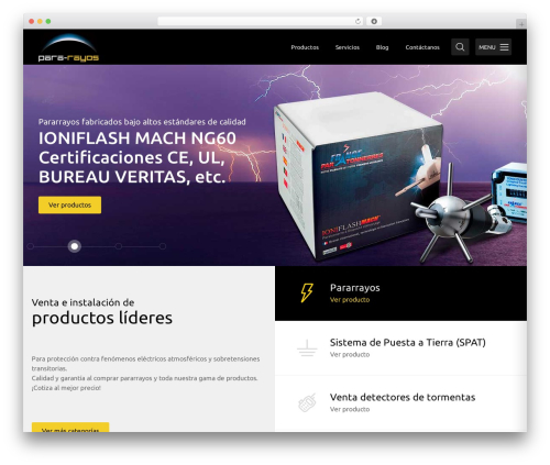 PRAYOS theme WordPress - para-rayos.com