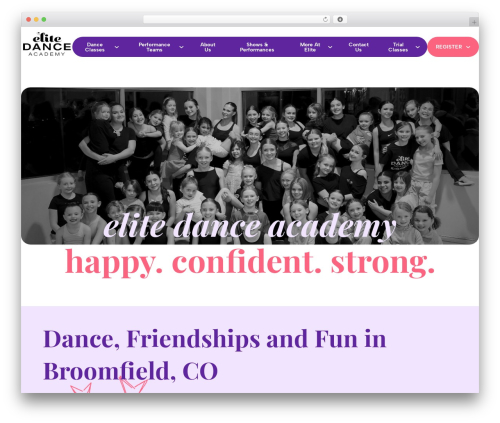 Pro WP theme - elitedanceacademy.net