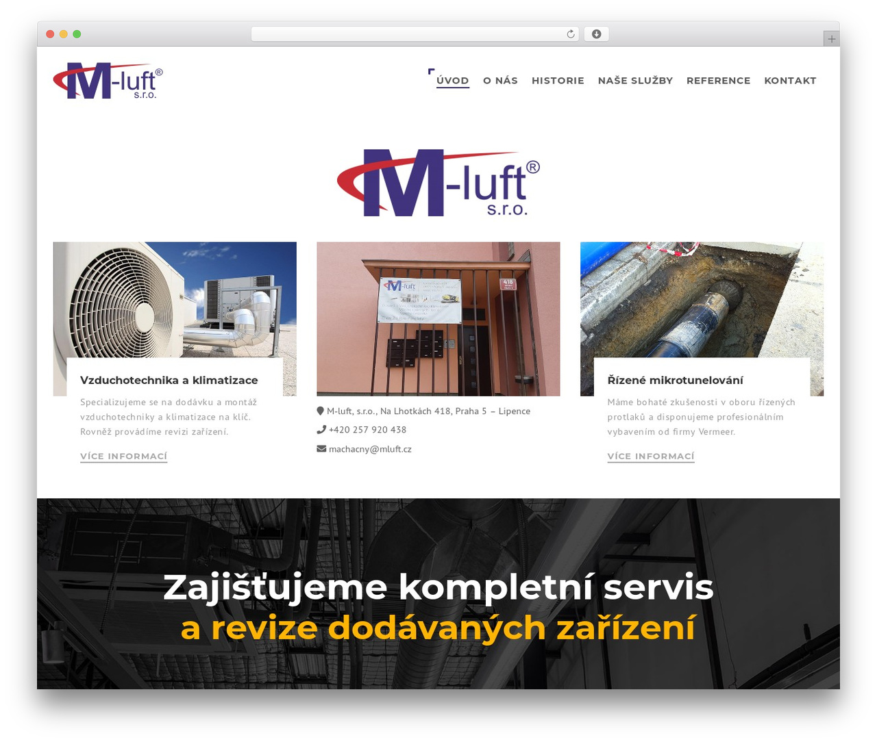 Theme WordPress Structure - mluft.cz