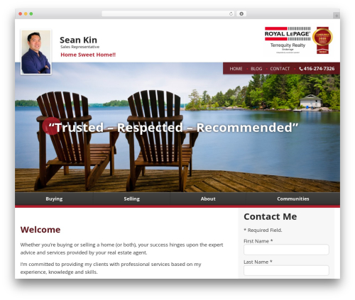 WordPress theme IXACT Framework - seankin.com