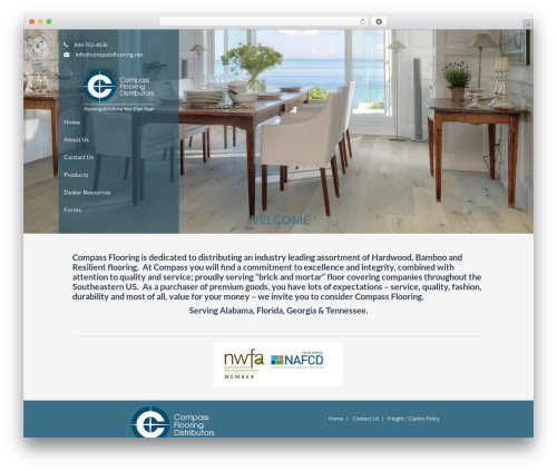 WordPress theme TheFox - compassflooring.net