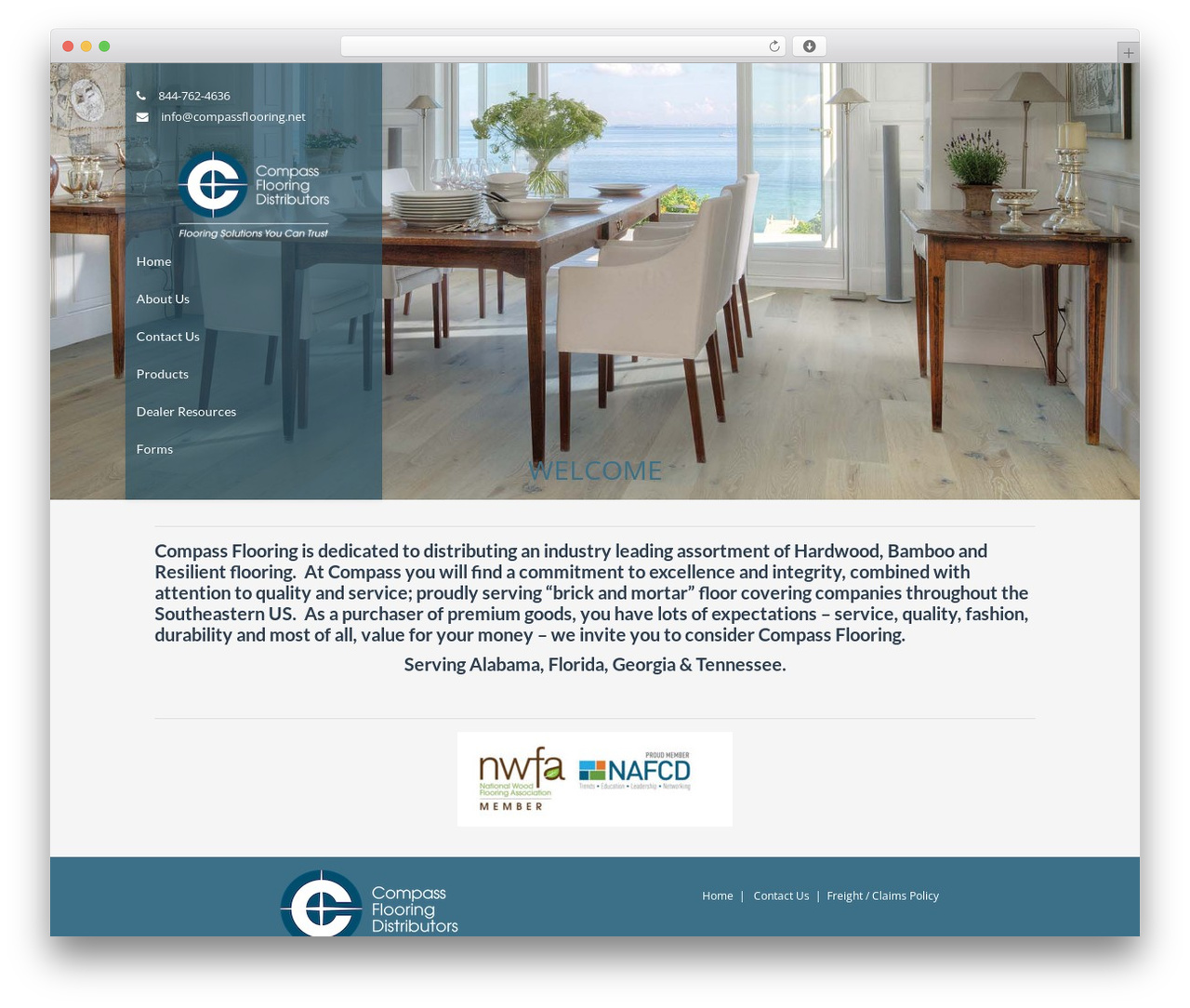 WordPress theme TheFox - compassflooring.net