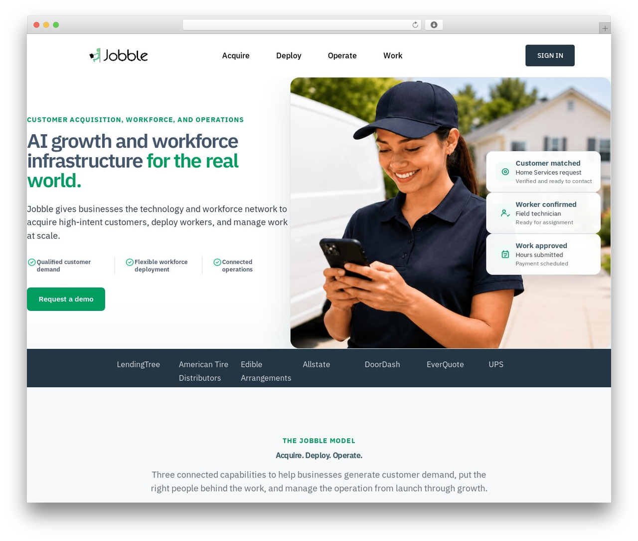 WordPress theme Workio - jobble.com