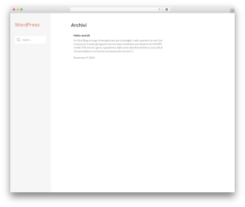 WordPress website theme WP Notes - pugliano.org
