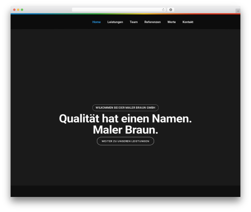 WP theme Page Builder Framework - maler-braun-landshut.de