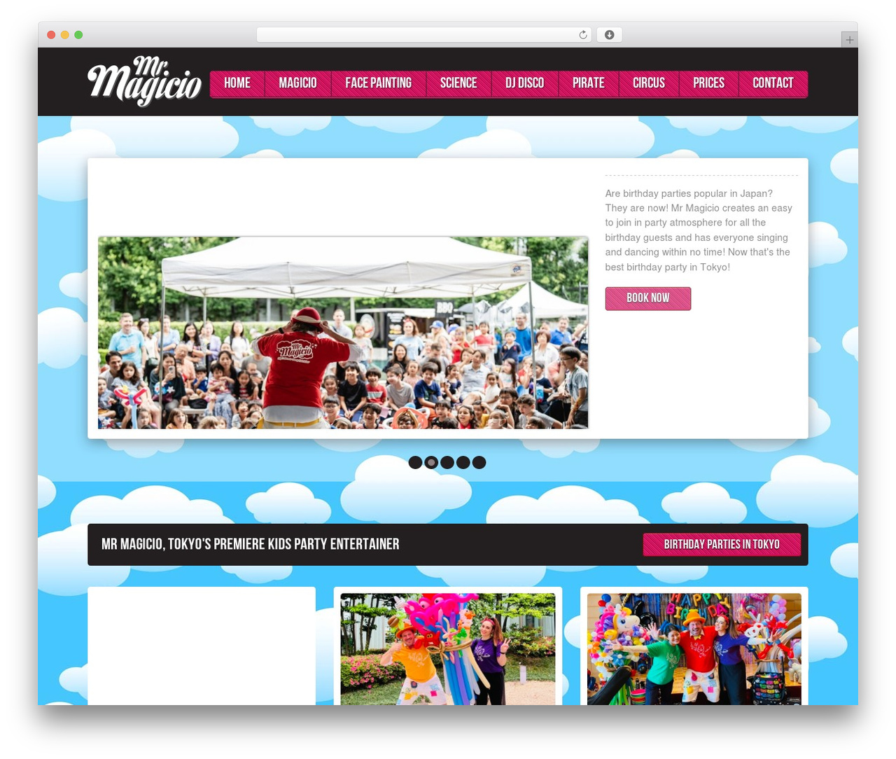 WP theme Theme - mrmagicio.com
