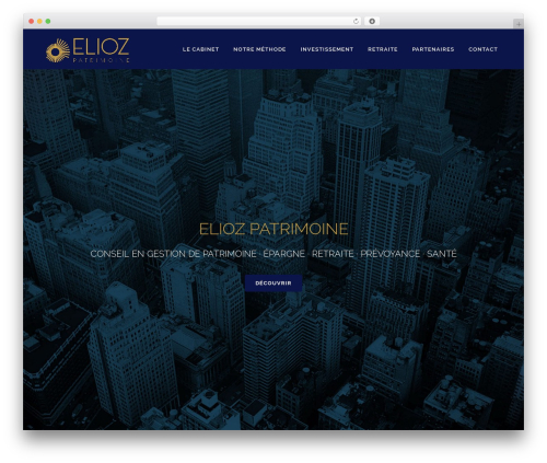 Bridge WordPress theme - eliozpatrimoine.com