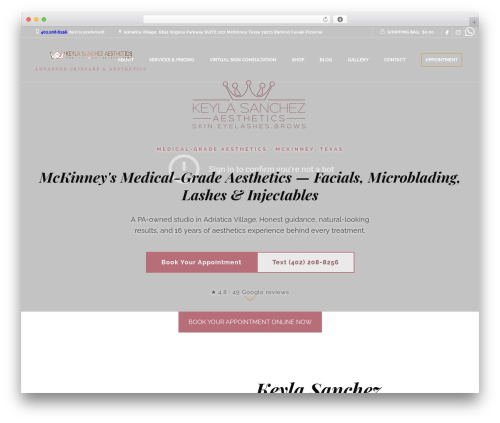 Coiffeur1 medical WordPress theme - keylasanchez.com
