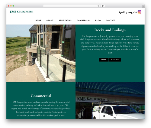 Genesis WordPress theme - kmburgess.com