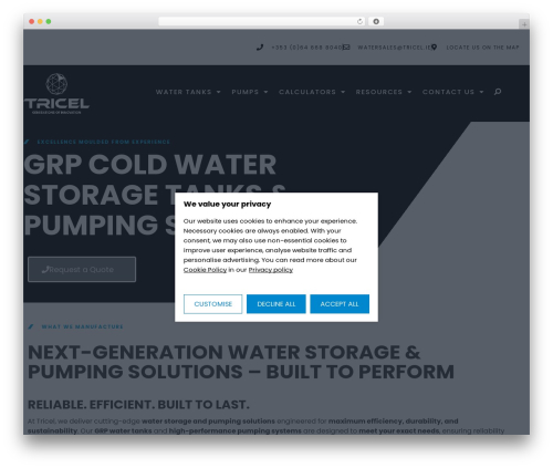 macchina WordPress theme - tricelwater.ie