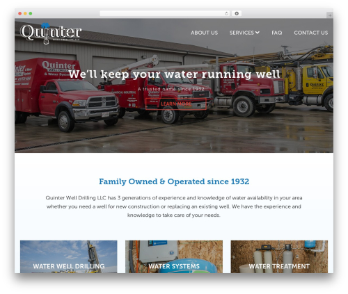 Quinter Custom Theme WordPress theme - quinterwelldrilling.com