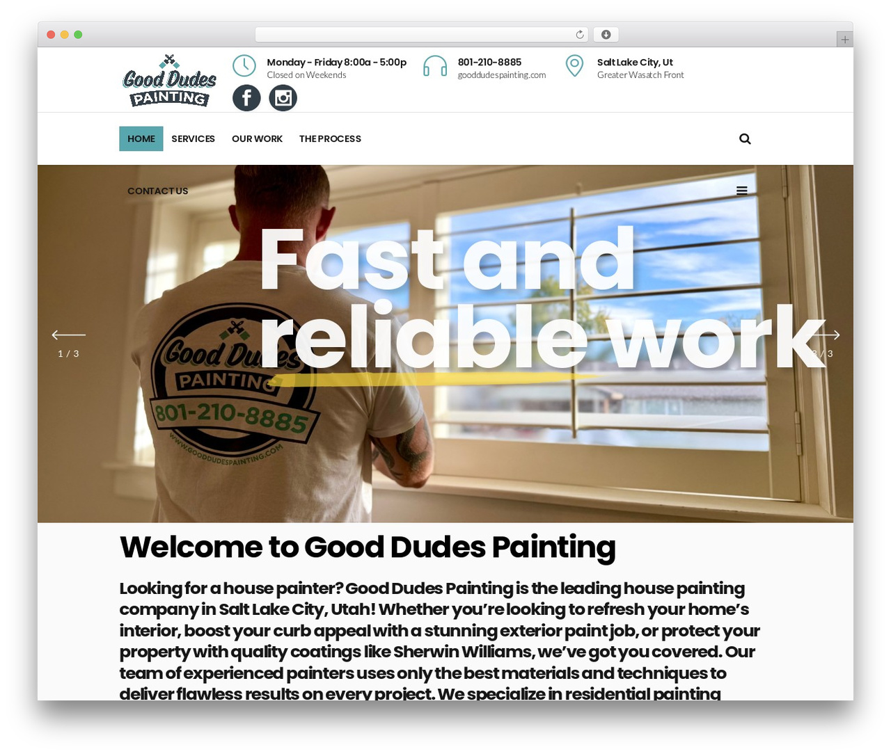 ServiceMaster WordPress theme - gooddudespainting.com