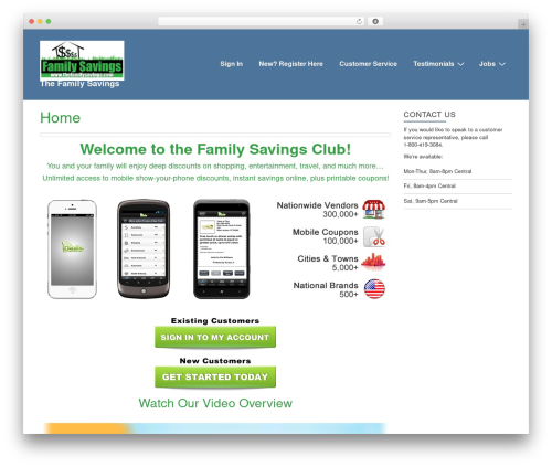 Theme WordPress Compact One - thefamilysavings.com Theme WordPress Compact One - thefamilysavings.com