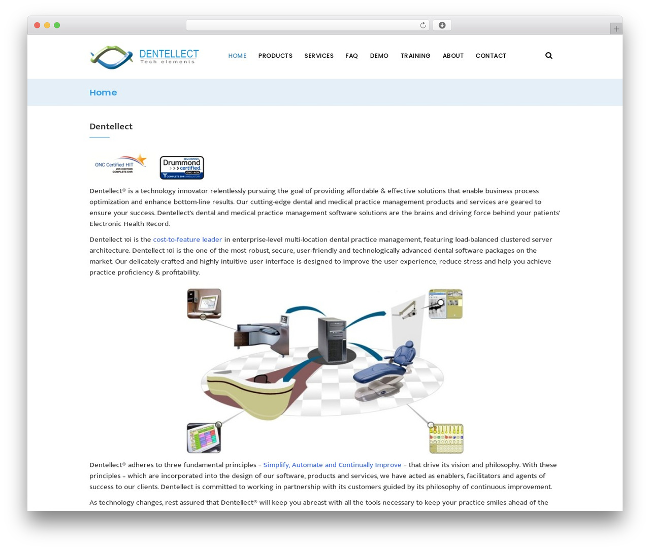 Theme WordPress Dentellect - dentellect.com