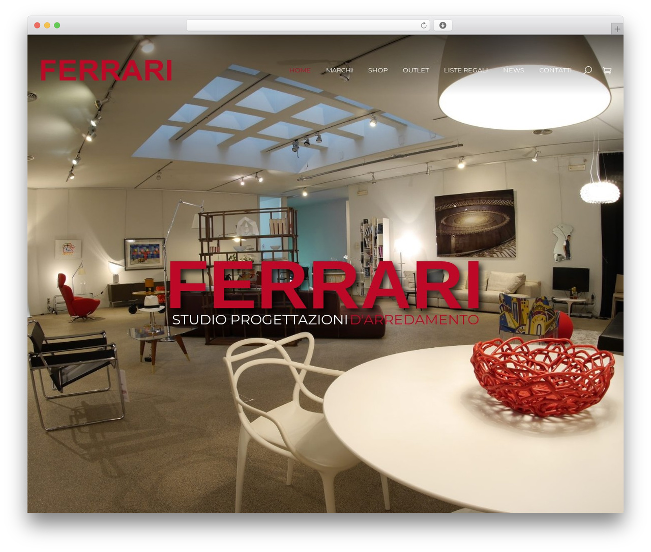 Theme WordPress Interiart - ferrariarredamenti.it