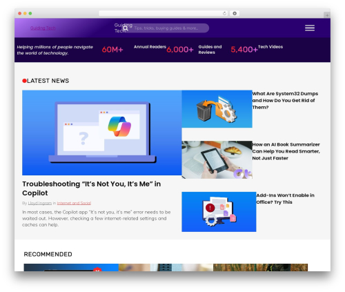 Helpful pro WordPress plugin - www.guidingtech.com