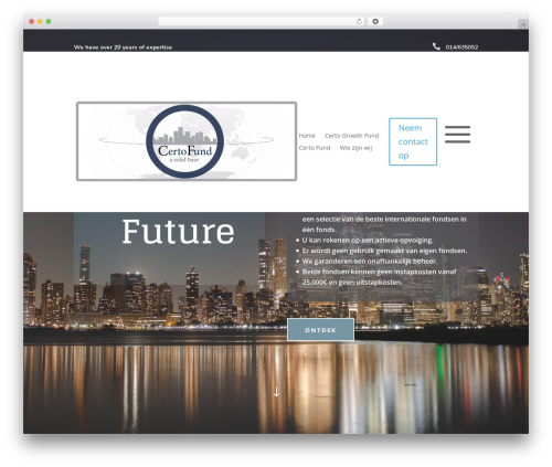Elegantchart WordPress plugin - certofund.com